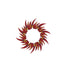 SiaLinda: Brust- und Körpertattoo Elele, selbstklebend, 2er Set, rot gold, Strass - SiaLinda.com